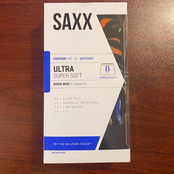 SAXX ULTRA Boxer Briefs with Fly “Painterly" - Picture 3 of 4